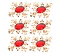 LIFKOME 6pcs Baroque Alloy Cross Charms with Rhinestones Lightweight DIY Jewelry Making Accessories for Necklaces Earrings Bracelets Crown Keychains