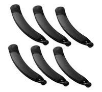 LIFKOME 6pcs Black Plastic Banana Clips Hair for Thick Hair with Good Stability and Trendy Simplicity Design