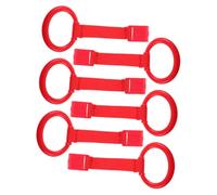 LIFKOME 6pcs Boy Girl Pull up Rings Playpen Handles Boy Girl Crib Standing Support Learning Walking Assistant and Toys to Help Stand