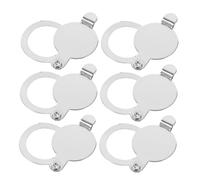 LIFKOME 6PCS Copper Door Viewer Cover Privacy Shield for Front Door Security Easy Installation Peephole Protector Preventing Dust and Water Home and Apartment Essentials