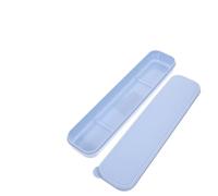 LIFKOME 6pcs Large Pencil Case and Makeup Brush Holder Set, Travel Cosmetic Organizer Boxes in Sky Blue, Light Green, and Wheat Straw, Portable Storage for Students and Artists