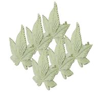 LIFKOME 6pcs Leaf Lapel Pin Vintage French Style Light Green Alloy Fall Autumn Leaves Brooch Pin Secure Versatile Accessory for Business Meetings and Formal Events