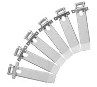 LIFKOME 6pcs Metal Recessed Light Spring Clips Small Fixed Downlight Retaining Clamps Recessed Lighting Accessories for Ceiling Light Installation