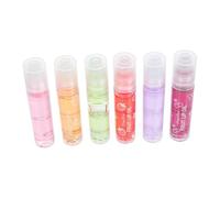 LIFKOME 6pcs Moisturizing Lip Oil Gloss with Fruity Flavors Hydrating Anti-wrinkle Lip Pomade for Daily Use and Winter Protection