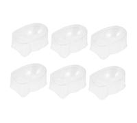 LIFKOME 6pcs Nail Dip Powder Recycling Tray with Storage Case Clean Dip Powder Box for French Manicure Portable Holder for Excess Reuse and Nail Art Tools and Product-saving Design