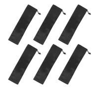 LIFKOME 6Pcs Outdoor Camping Storage Bags Drawstring Tent Pole Pouches Organizer for Trekking Poles and Tent Rods Portable Small Hanging Equipment Carrying Bags