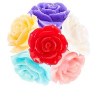 LIFKOME 6pcs Rose Shaped Diamond Drawing Holder Tool Magnetic Cover Holder for DIY Crafting Cross-Stitch Embroidery Lightweight Portable Accessories for Precise Diamond Art Fixing
