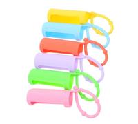 LIFKOME 6pcs Silicone Roller Bottle Protector Sleeves Essential Oil Case with Adjustable Beads for Travel Safety and Anti-Slip Grip