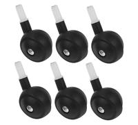 LIFKOME 6PCS Stroller Replacement Wheels Silent Wear-Resistant Casters with Straight Plugin Socket for Trolley Walker and Pram Accessories