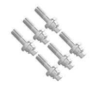 LIFKOME 6pcs Thread Copper Battery Terminal Bolts for Automotive Vehicles Weather Resistant Side Post Bolts for Car Motorcycle Rv and Boat Battery Connections Easy Installation and