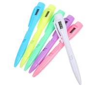 LIFKOME 6pcs Time-tracking Ballpoint Pen with Built-in Timer and Fine-point Tip, for Note-taking Exams and Formal Writing Tasks, Featuring Elegant Plastic Design, for Students