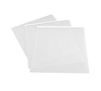 LIFKOME 6PCS Transparent Inkjet Adhesive Film Inkjet Transparency for Screen Printing Self-Adhesive Vinyl with High Film Density for Clear Line Art and Craft Overlays