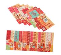 LIFKOME 72pcs Vietnamese Lunar Year Red Envelopes with God of Wealth Design Spacious Chinese Red Packets for Prosperity Blessings Robust Material Money Pouches for Party Wedding Gift