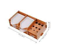 LIFKOME 7pcs DIY Diamond Art Tray with Plastic Organizer Frame Space-saving Storage for Square and Round Rhinestones Easy Tool Management for Craft Projects