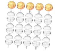 LIFKOME 80 Pcs Transparent Chocolate Bouquet Holders Candy Packaging Wrappers DIY Candy Bouquet Cups for Wedding Favors and Gift Wrapping Easy Assembly for Chocolates Cookies and Treats