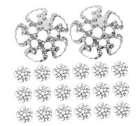 LIFKOME 800pcs Vintage Flower Bead Caps Metal End Caps for Jewelry Making Metal Bead for DIY Bracelets Earrings Necklaces Easy Install Crafting Findings