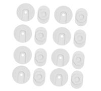 LIFKOME 8pcs Adhesive Socket Holder Wall Mount Bracket for Power Strips Routers and Remote Controls Smooth Sliding Slot Design Wide Compatibility for Kitchen Office Bathroom Storage