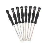 LIFKOME 8pcs Adjustment Screwdriver Combination Precision Adjusting Multi Key Fuel Adjustable Carburetor Handle Carb Screwdriver Steel Black