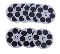 LIFKOME 8pcs Bath Temperature Sticker Self-Adhesive LCD Thermometer for Tub Safety Water Monitoring Shower Gauge