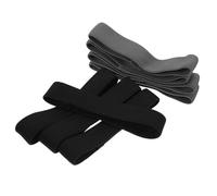 LIFKOME 8Pcs Bento Box Elastic Replacement Straps Set with Black and Grey Bands, Lunch Box Securing Bands for School, Office, Camping, and Travel Use
