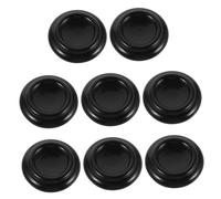 LIFKOME 8pcs Black Piano Caster Cups Upright Piano Feet Pads Non-slip Floor Protectors Noise Reduction Leg Covers for Home Music