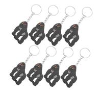 LIFKOME 8pcs Cute Gorilla Cartoon Keychain Charms Lightweight Hanging Ornaments for Party Bags Backpacks Birthday Rewards and Halloween Decorations