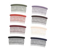 LIFKOME 8pcs Hair Combs French Side Hair Combs Matte Insert Bangs Fixation Styling Accessories Hairpin for Girls