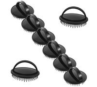 LIFKOME 8pcs Soft Silicone Scalp Massager Shampoo Brush for Hair Care Ergonomic Portable Shower Exfoliator to Reduce Dandruff Soothe Itchiness and Stimulate Scalp Relaxation for Men and