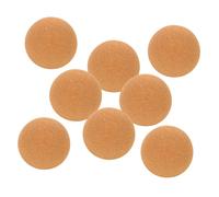 LIFKOME 8pcs Soft Wood Cork Stoppers Airtight Round Bottle Plugs for Wine Whiskey Decanters Glass Jugs Replacement Jar Corks for Sealing and Crafting