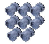 LIFKOME 8pcs Washing Machine Cushion Shock Absorber Pads Washing Machine Accessories Washer Anti-vibration Pads Washer Dryer Anti Vibration Noise Reducing Sky-blue Plastic