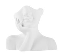 LIFKOME Abstract Female Face Ceramic Vase Artistic Flower Planter Pot for Home Office Decor Modern Creative Ceramic Flower Arrangement Suitable for Indoor Display