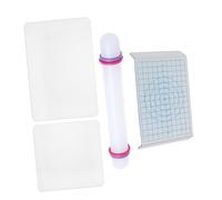 LIFKOME Acrylic Clay Tools with U-Shaped Square Boards Clay Rolling Stick Kit for DIY Modeling Handcraft Pottery