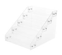 LIFKOME Acrylic Manicure Storage Rack 5-layer Nail Polish Organizer Multi-tier Salon Display Shelf for Professional Nail Tool Organization