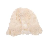 LIFKOME Adjustable Girl Lace Sun Hat for Newborns Months Thin Soft Summer Bonnet with Elegant Palace Style Comfortable Fit for Outdoor Adventures and Celebrations Beige