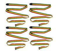LIFKOME Adjustable Pu Excellent Material and Universal Compatibility African Hand Drum Strap 4pcs Set with Nylon Load Bearing Capacity for Marching Band and Different Performance