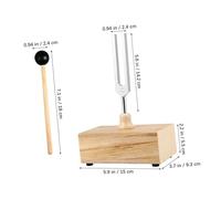 LIFKOME Aluminum Alloy Tuning Fork with Resonance Box and Mallet Accurate Pitch Instrument Accessory for Yoga Meditation Hearing Testing and Sound Therapy