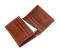 LIFKOME Antimagnetic RFID Leather Wallet for Men Brown Secure Credit Card Protector Functional and Durable Design for Everyday Use and Travel
