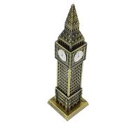 LIFKOME Antique Bronze Alloy Big London Clock Tower Model Decorative Ornament for Living Entryway and Study Sturdy Handmade Sculpture Adding Elegant Atmosphere and Texture
