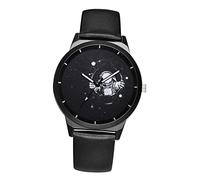 LIFKOME Astronaut Watch for Men and Women Featuring Leather Watchband for Holiday Wear This Stylish Timepiece Combines Unique Space Design Everyday Functionality