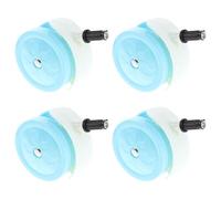 LIFKOME Baby Walker Replacement Wheels 4pcs Detachable Silent Wear-Resistant Casters for Strollers and Walkers, Small Universal Front Wheel Accessories for Indoor Outdoor Use