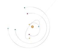 LIFKOME Balanced Dynamic Hanging Mobile Solar System Science Decor Astronomy Model for Bedroom and Playroom Home Decoration