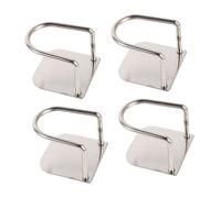 LIFKOME Bathroom Scale Holder Suitable for Electronic and Digital Bathroom Scales for Space-saving Organizer Stainless Steel 4pcs Wall Mount, Reusable and Stable Weight Support Bedroom