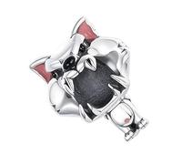 LIFKOME Bead Wolf Charm Bracelet Accessory Sterling Silver DIY Jewelry Making Fashionable Practical Charm for Bracelets Earrings More for Friends Family