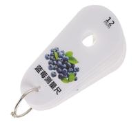 LIFKOME Blueberry Diameter Measuring Ruler Plastic Gauge for Fruit Grading Durable Accurate Diameter Tool for Blueberry Growers and Fresh Fruit Sizing