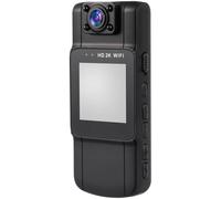 LIFKOME Body Worn Camera Mini Video Recorder with 1.54-inch Screen and Rotatable 170° Wide Angle Lens, 2k 3840x2160p Resolution, Wireless Connection, Night Vision for Outdoor Use