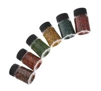 LIFKOME Bottles Miniature Artificial Leaves for DIY Fairy Garden and Model Railway Seasonal Fall Colors Mix Reusable Tiny Leaves for Landscape Bottle Decoration and Diorama Crafts