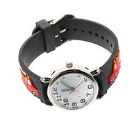 LIFKOME Boys and Girls Watch Fire Truck Design Dial Skin-Friendly Wristband for Boy Girl for Young Explorers