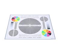 LIFKOME Camera Lens Color Calibration Card Paper Test Chart Designed for Monitoring Focus Test with Clear Image in Longterm Projects and Network Applications