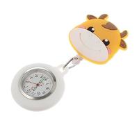 LIFKOME Cartoon Style Watch Retractable Hanger Pocket Watch for Nurses Quartz Movement for Constant Time Keeping
