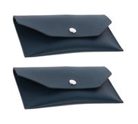 LIFKOME Cash Envelope Wallet Set 2pcs Snap Closure Leather Cash Organizer for Bills Money Holder Pouch Women’s Budget Planner for Travel Expense Management